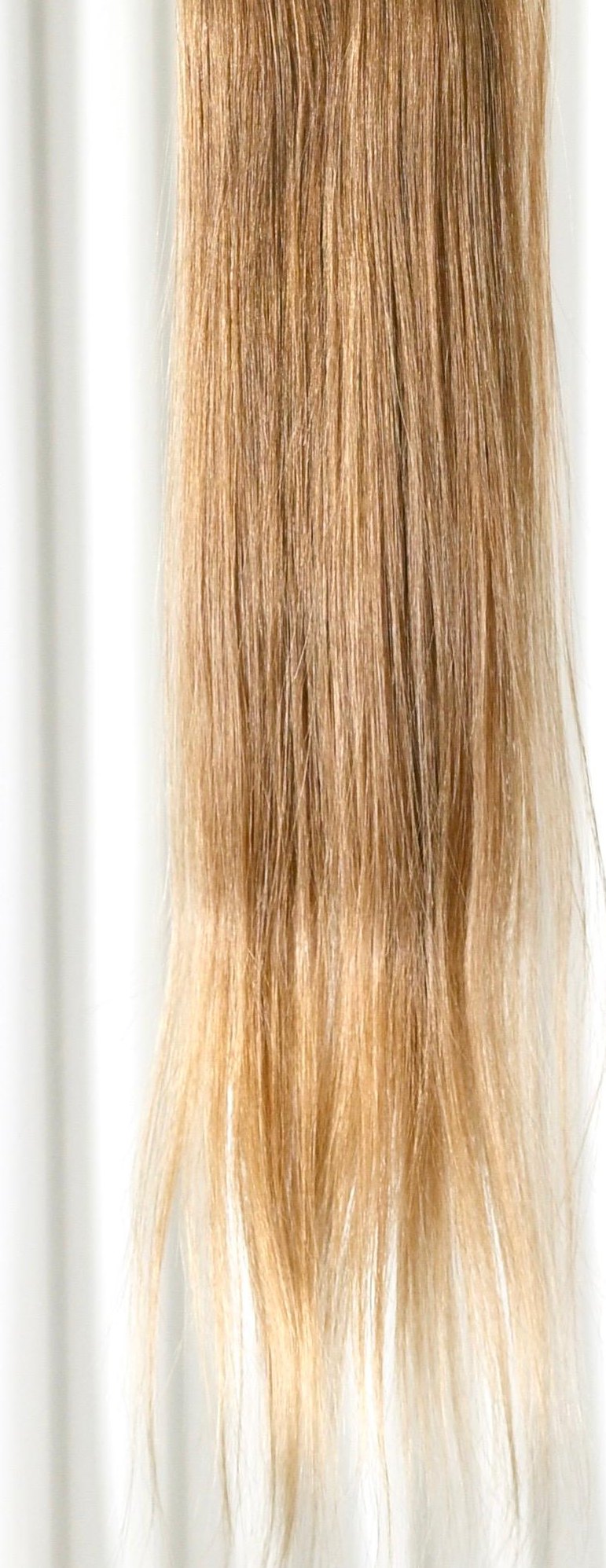 Aschblondes Rohhaar mit hellen Spitzen