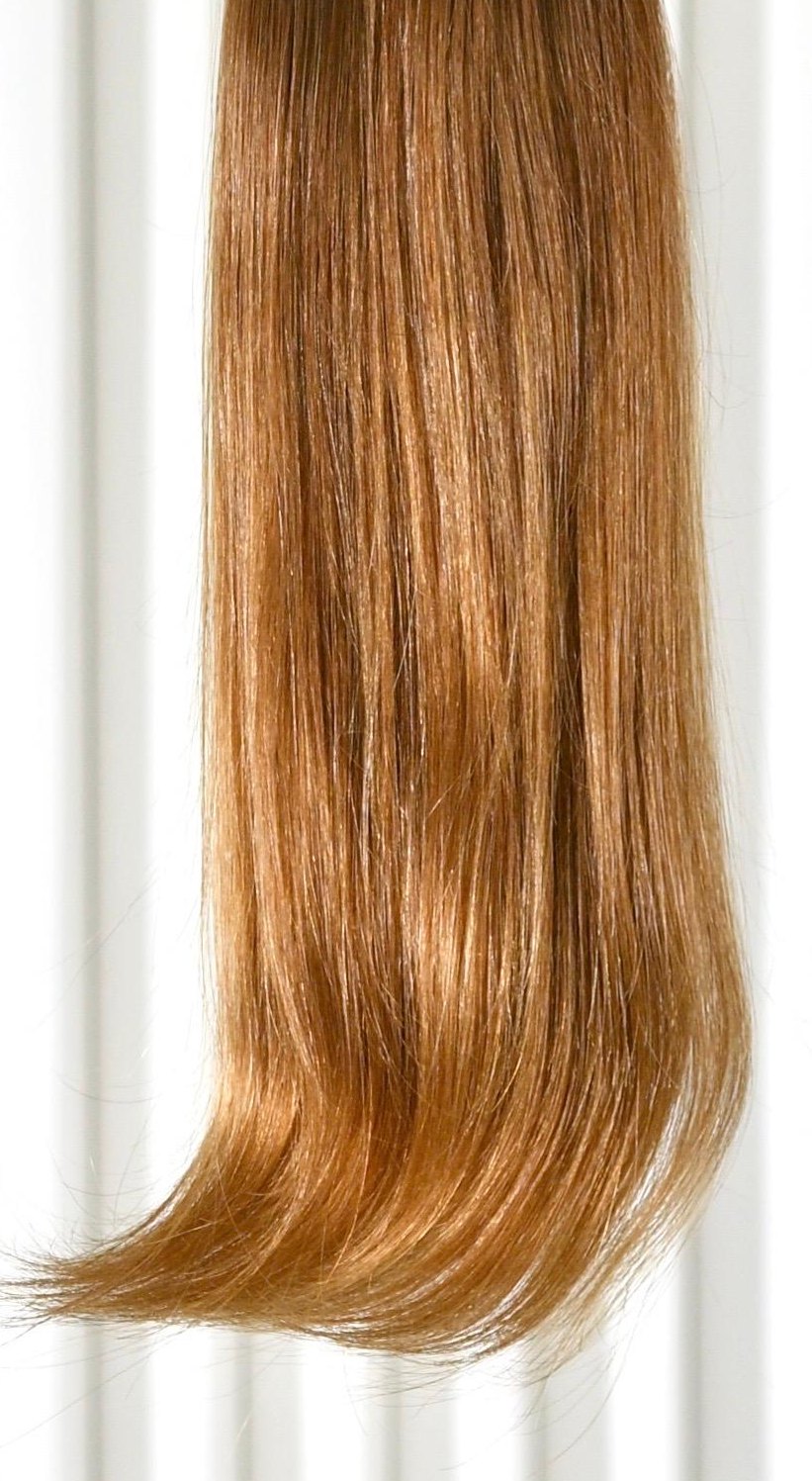 Warmes Kupferbraun, kurze Tresse