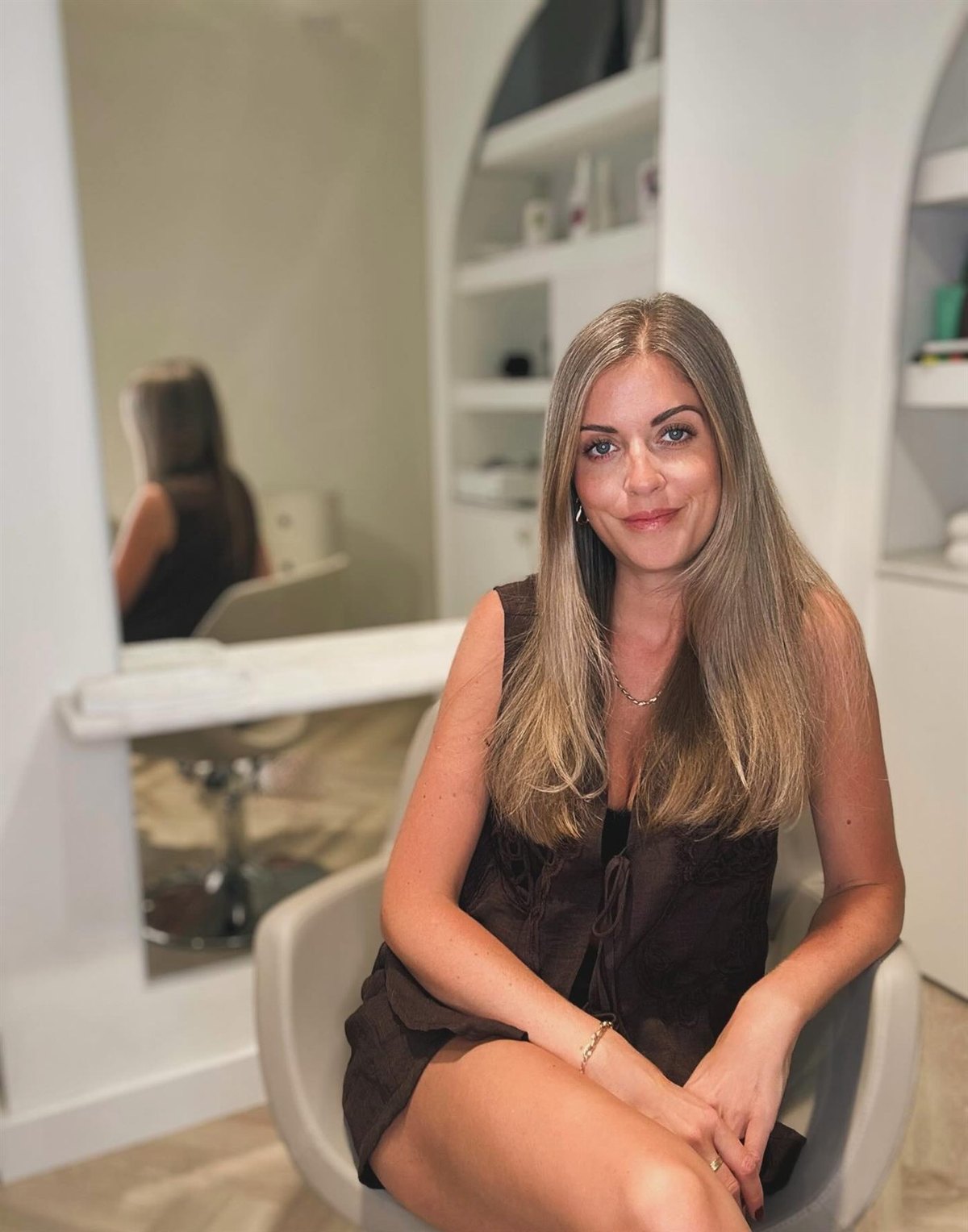 Vanessa Issler in ihrem Salon Hair by VI